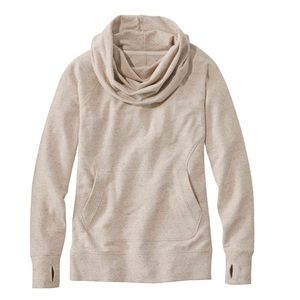 L.L. Bean cozy cowl neck pullover sweatshirt